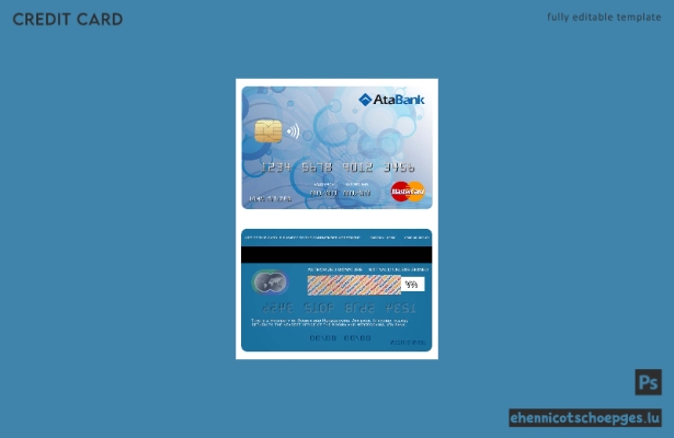 Beispielvorschau der Ata Bank Mastercard von Bosnien und Herzegowina